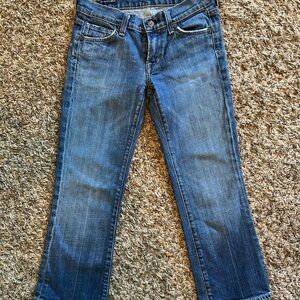 Citizens Of Humanity Dark Blue Straight Leg Jeans Size 24